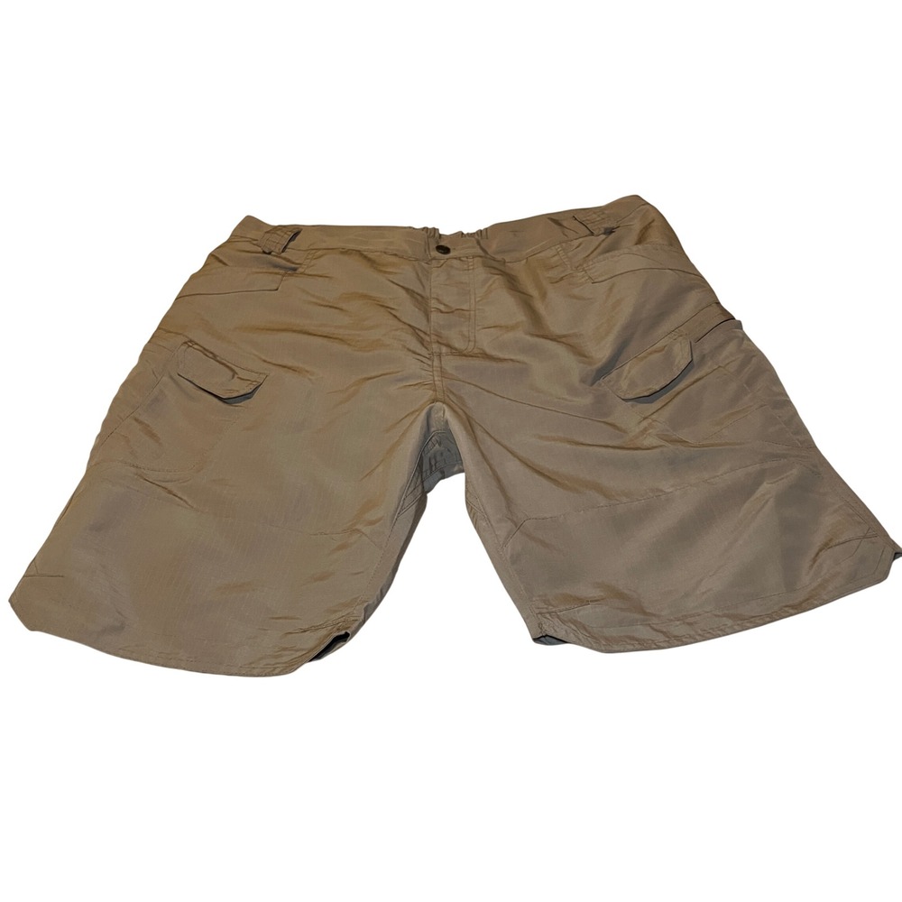 Cargo Shorts Mens XXXXL Brown Excellent Ripstop Tactical Outdoor